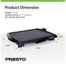 Tilt 'n Drain Electric Big Griddle - Nonstick Ceramic Surface