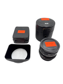 Konica Hexanon AR 28mm f/3.5 w/ Hood & Cases (0180)