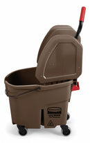 Rubbermaid Brown Polypropylene Mop Bucket and Wringer, 8-3/4 gal. - FG757788BRN