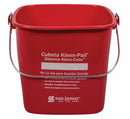 San Jamar Cleaning Pail, 6 qt., Plastic - KP196KCRDGR