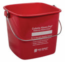 San Jamar Cleaning Pail, 6 qt., Plastic - KP196KCRDGR