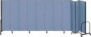 Screenflex Portable Room Divider, Number of Panels 11, 6 ft. Overall Height, 20 ft. 5" Overall Width - CFSL6011 BLUE