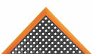 Notrax Drainage Runner, 10 ft 6 in L, 3 ft 2 in W, 7/8 in Thick, Rectangle, Black with Orange Border - 549S3124OB