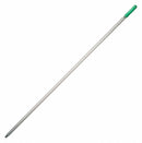 Unger 58 inL Aluminum Squeegee Handle, Green, Silver - AL14A