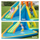Inflatable Water Slide Kids Bounce House With 740W Blower