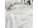 Muslin Cotton Blanket for Adults Extra Large 50" x 60" - White