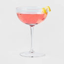 6oz 4pk Glass Entertaining Cocktail Coupe Glasses - Threshold™: Lead-Free, Dishwasher-Safe, Traditional Style Drinkware Set