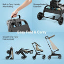 Jeto Lightweight Travel Stroller - Khaki