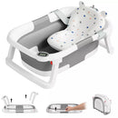 Collapsible Baby Bathtub for Infants and Toddlers - Gray