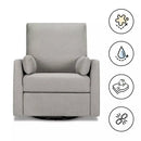 Ethan Swivel Recliner - Performance Gray Linen
