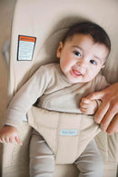 Bouncer Balance Soft Tri-Fabric - Light Beige, Woven/Jersey, Tri-Fabric