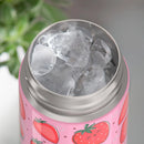 16oz Vacuum Insulated Stainless Steel Water Bottle - Strawberry Smiles