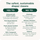42ct Plant-Based Diapers - Size 1 (7-14 lbs)