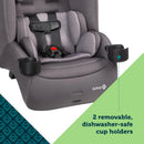 Jive 2-in-1 Convertible Car Seat - Carbon Rose