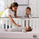 Serta Sertapedic Petals Dual Sided Premium Recycled Fiber Core Crib and Toddler Mattress - Pink