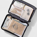 5pc Clear Toiletry Set - Travel Cosmetic Storage Pouches