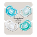 Ultra-Light Silicone Pacifier - Clear/Blue/Green