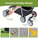 4 Wheels Pet Stroller for Small Dogs and Cats - Black