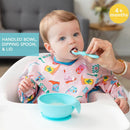 Silicone Baby Feeding Set with Suction - B1 Blue