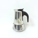 Stainless Steel Espresso Coffee Maker - 4 Cups