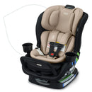 Poplar S Convertible Car Seat - Slim 17" Design - ClickTight Technology - Sand Onyx