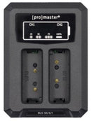 Promaster Dually Charger - USB for OM System BLS50