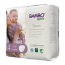 Bambo Nature Diapers, Disposable Baby Diapers, Skin-Friendly, Size 4, 15-31 lbs, 27 Count, 6 Packs, 162 Total