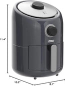 Compact Air Fryer - 2 Quart - Cool Grey Grey Air Fryer