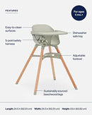3-In-1 High Chair - Sage