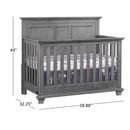 Kenilworth 4-in-1 Convertible Crib - Graphite