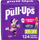 124CT Girls' Potty Training Pants, Size 2T-3T