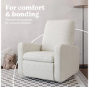 Power Recliner Swivel Glider - Ivory Boucle