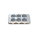 6c Nonstick Ceramic Muffin Pan - Cream
