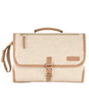 Pronto Signature Travel Changing Station w/ Swirl Dots - Beige