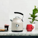 Dorset 1.7L Stainless Steel Electric Kettle - Putty: Tea Kettle with Overheat Protection & 360° Rotating Base