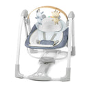 Swing N Go Portable Swing Removable Toy Bar - Chambray