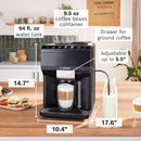 Bosch 500 Series Fully Automatic Espresso Machine TPU40109: Black