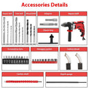 Electric Hand Drill Impact Drill Rechargeable High-power Electric Tools