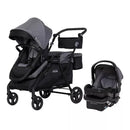 Journey All-in-One Stroller to Wagon Travel System with EZ-Lift Pro Infant Car Seat - Cosmic Black