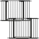 2 Pack 29.7-46" Baby Gate for Stairs - Black