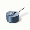 Nonstick Ceramic Sauce Pan with Lid - 1.75 Qt - Navy