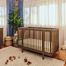 Pogo 8-in-1 Convertible Crib with All-Stages Conversion Kits - Natural Walnut
