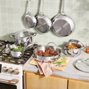 12-Piece Stainless Steel Nonstick Cookware Set