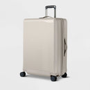 Large Checked Hardside Spinner Suitcase - Matte Atmosphere