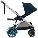 e-Gazelle S Electric Convertible Stroller - Ocean Blue
