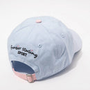 Adjustable Cotton Sports Cap - Blue/Pink