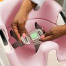 2-in-1 Booster Feeding High Chair and Floor Seat - Pink