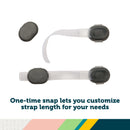 Safety 1st Custom Fit All Purpose Strap - Grey/Black (2-Pack)