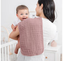 Muslin Burp Cloths - Mauve, Pack of 6