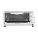 TO-621W 2 Slice Compact Toaster Oven with Bake Tray and Toast Rack - White